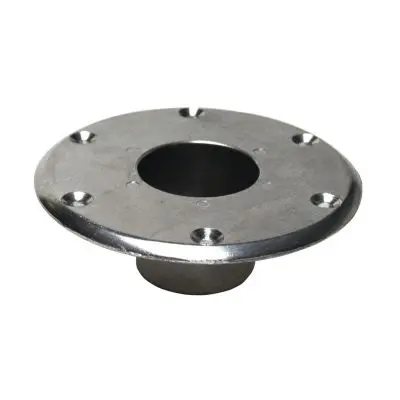 Befestigungsrosetten für Tischsäule - Chrom