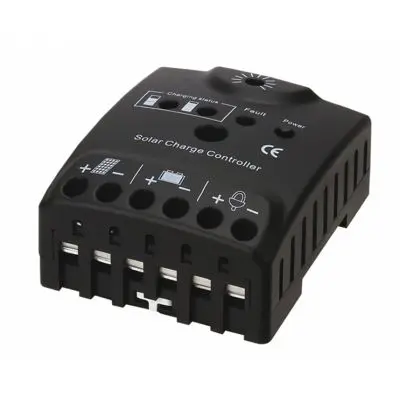 Carbest Solarladeregler 12 V/24 V - 15A - PWM Laderegler