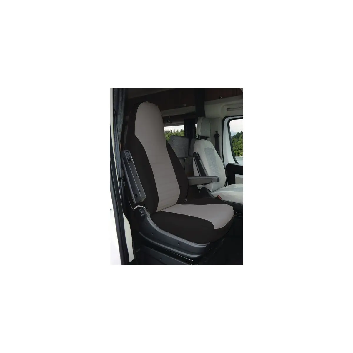 CARBEST integrált védőburkolat Fiat Ducato 2014-től, fekete / szürke