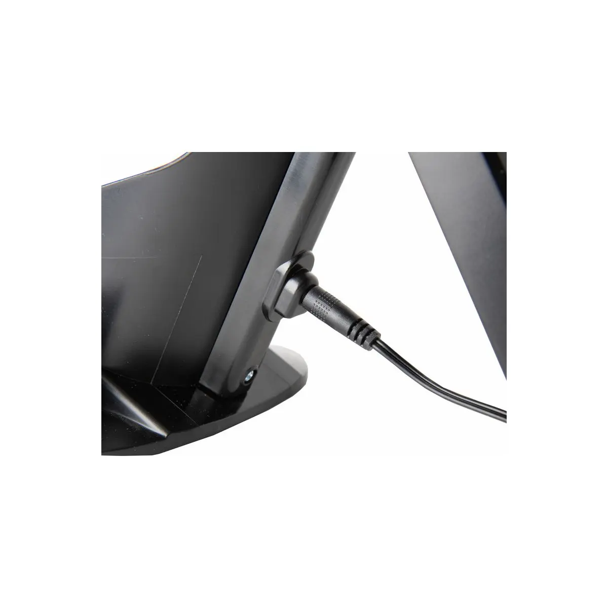 Akumulátorový vysávač 230 V / 200 W s USB - strieborno-sivý