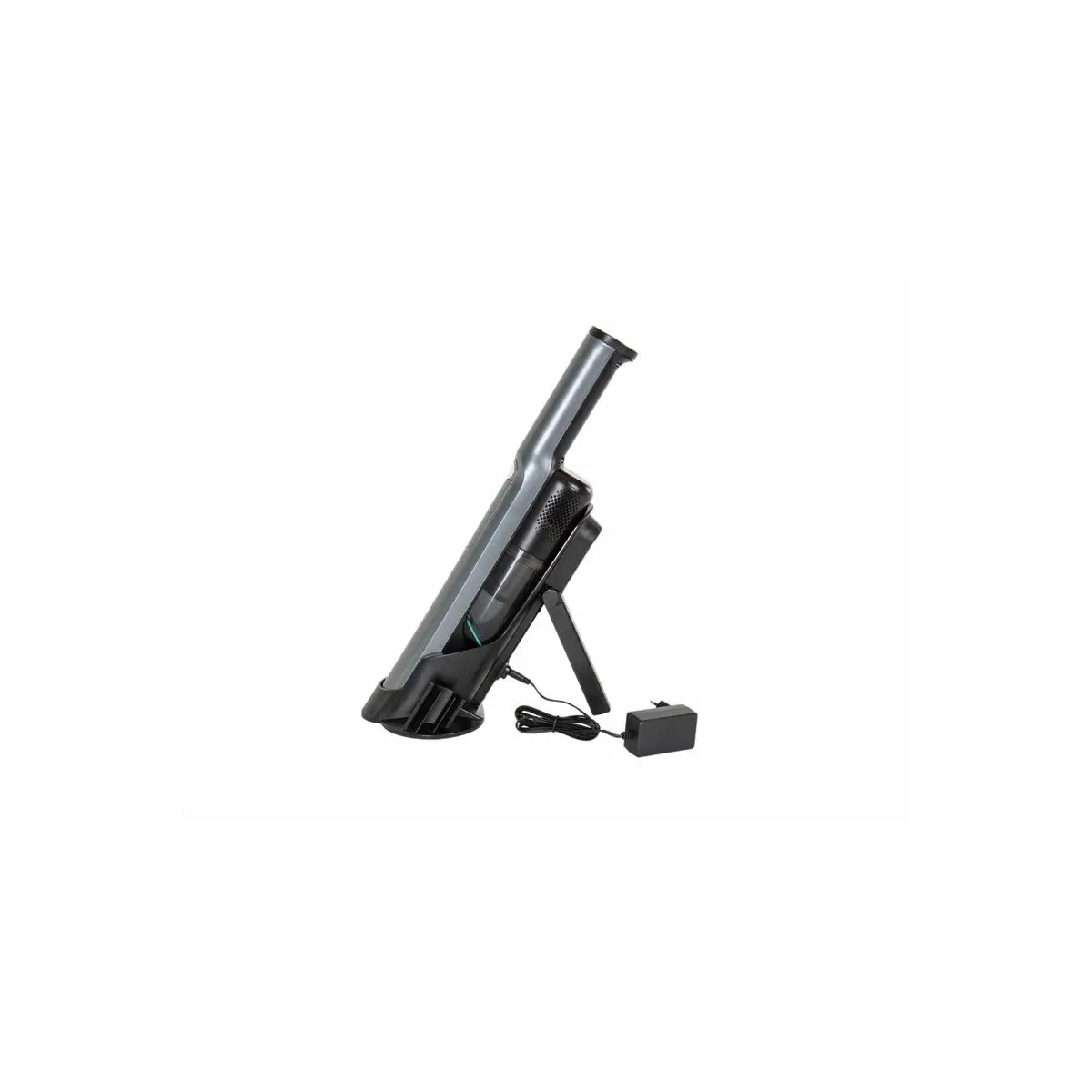 Akumulátorový vysávač 230 V / 200 W s USB - strieborno-sivý