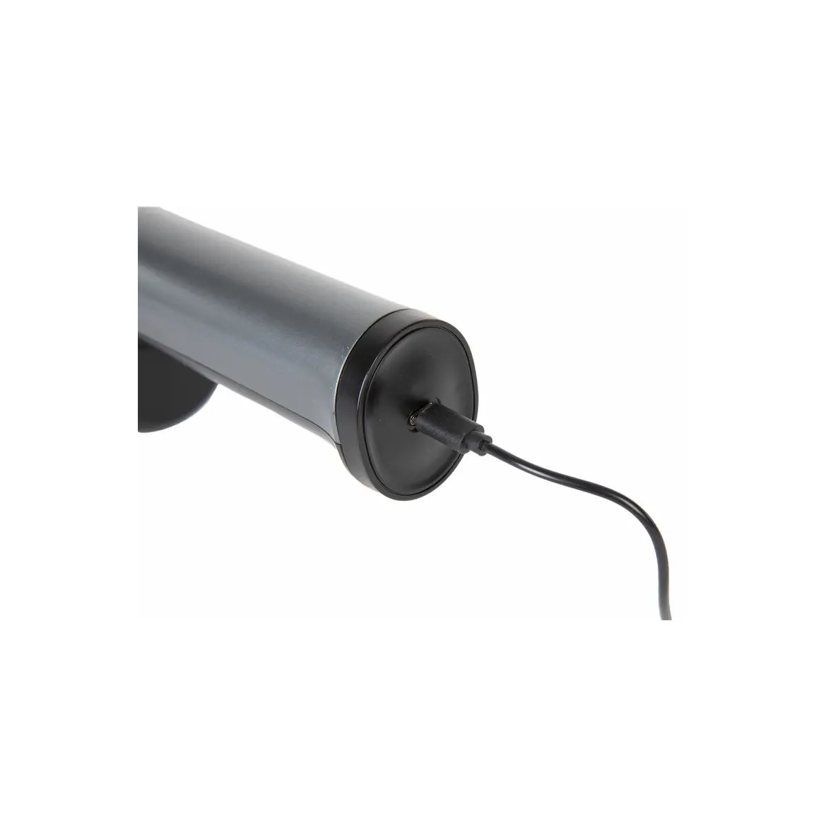 Akumulátorový vysávač 230 V / 200 W s USB - strieborno-sivý
