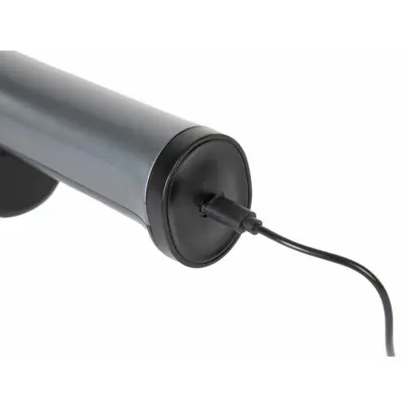 Akku-Staubsauger 230 V / 200 W mit USB - Silbergrau