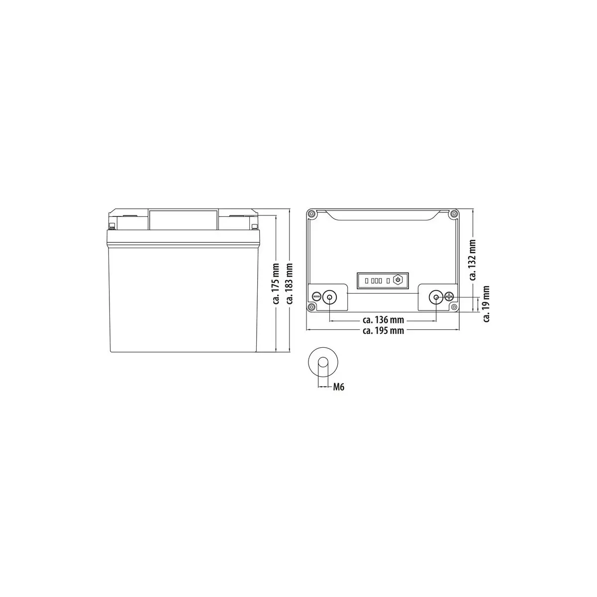 Lítiová batéria LiFePO4 Li50BT-H s funkciou Bluetooth a vyhrievaním - 50 Ah