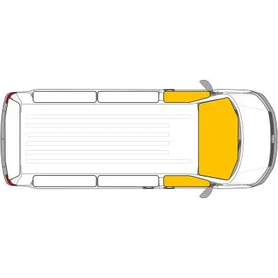 Thermomatte Isoflex Renault Master / Opel Movan 2005-2010 - Fahrerhaus- 3-teilig