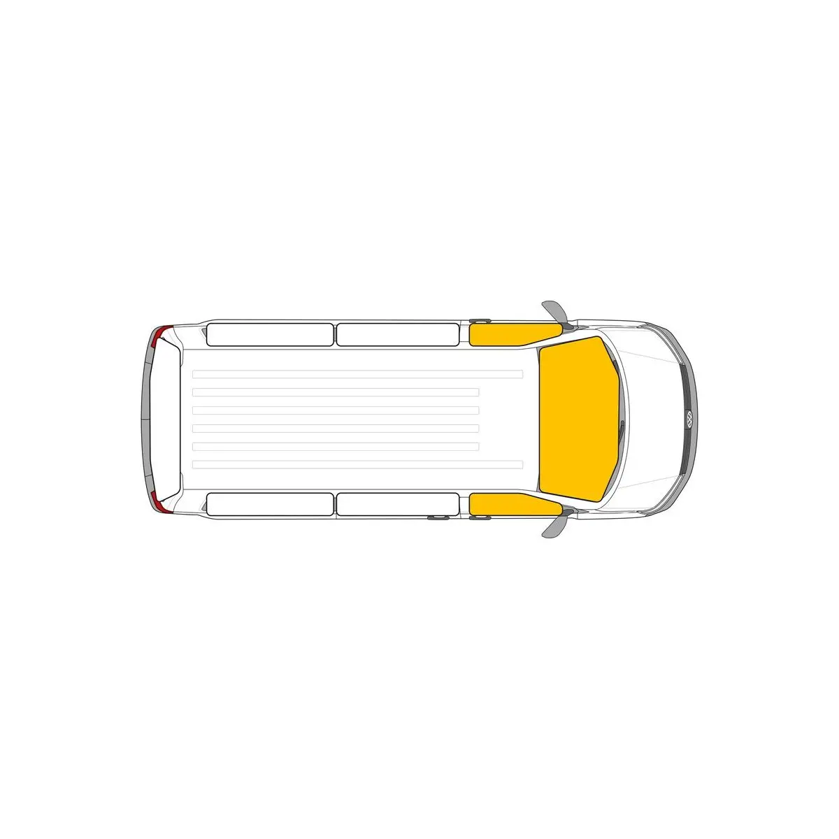 Tepelná rohož Isoflex Renault Master / Opel Movan 2005-2010 - 3-dielna kabína