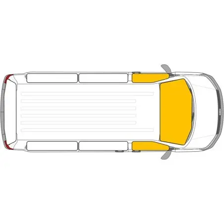Thermomatte Isoflex Renault Master / Opel Movan 2005-2010 - Fahrerhaus- 3-teilig
