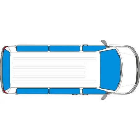 Isoflex Thermomatte VW Caddy 5 kurzer Radstand ab 2020 - Komplett-Set - 8-teilig