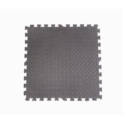 Bodenfliesen 60 x 60 cm - 4er Set inklusive Eckleisten