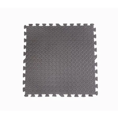 Bodenfliesen 60 x 60 cm - 4er Set inklusive Eckleisten