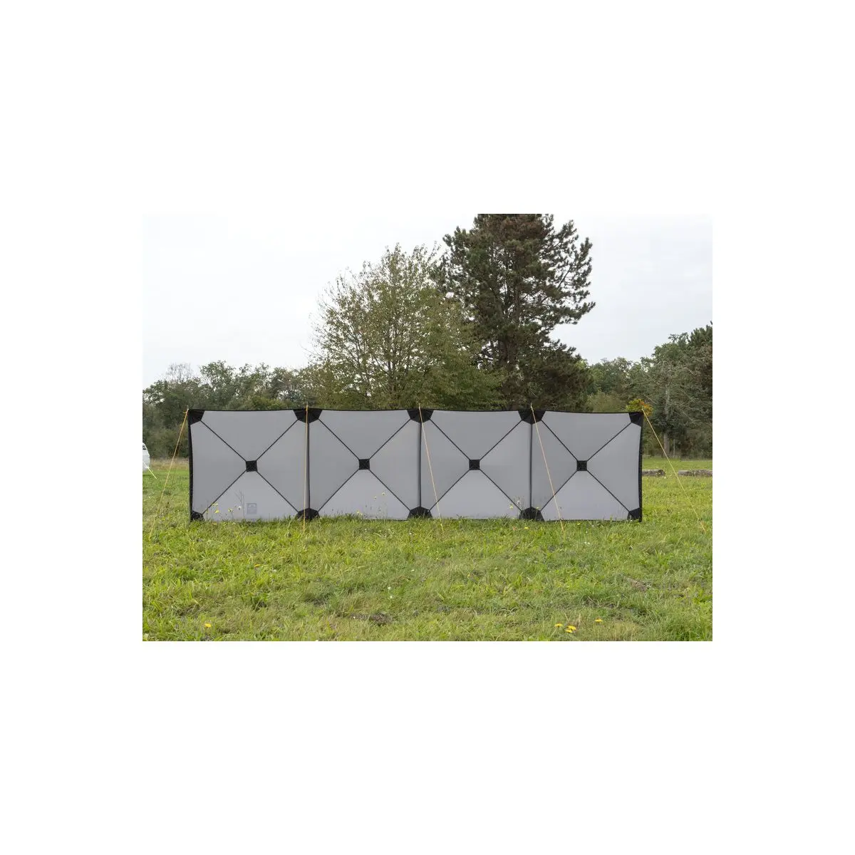 Winschutz Smögen - 500 x 125 cm - sivá