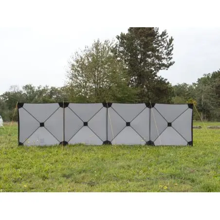 Winschutz Smögen - 500 x 125 cm - Grau
