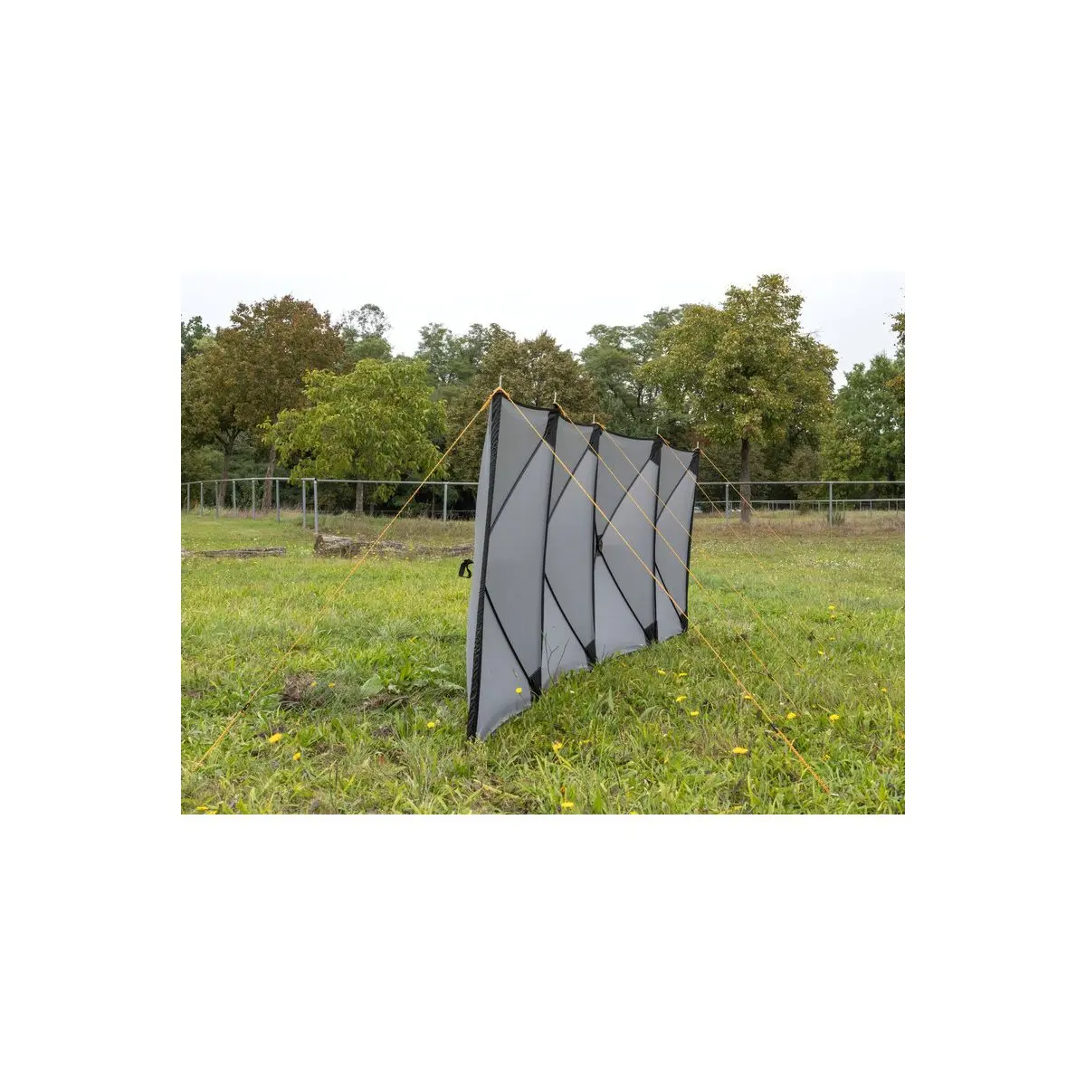 Winschutz Smögen - 500 x 125 cm - sivá