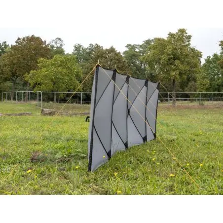Winschutz Smögen - 500 x 125 cm - Grau