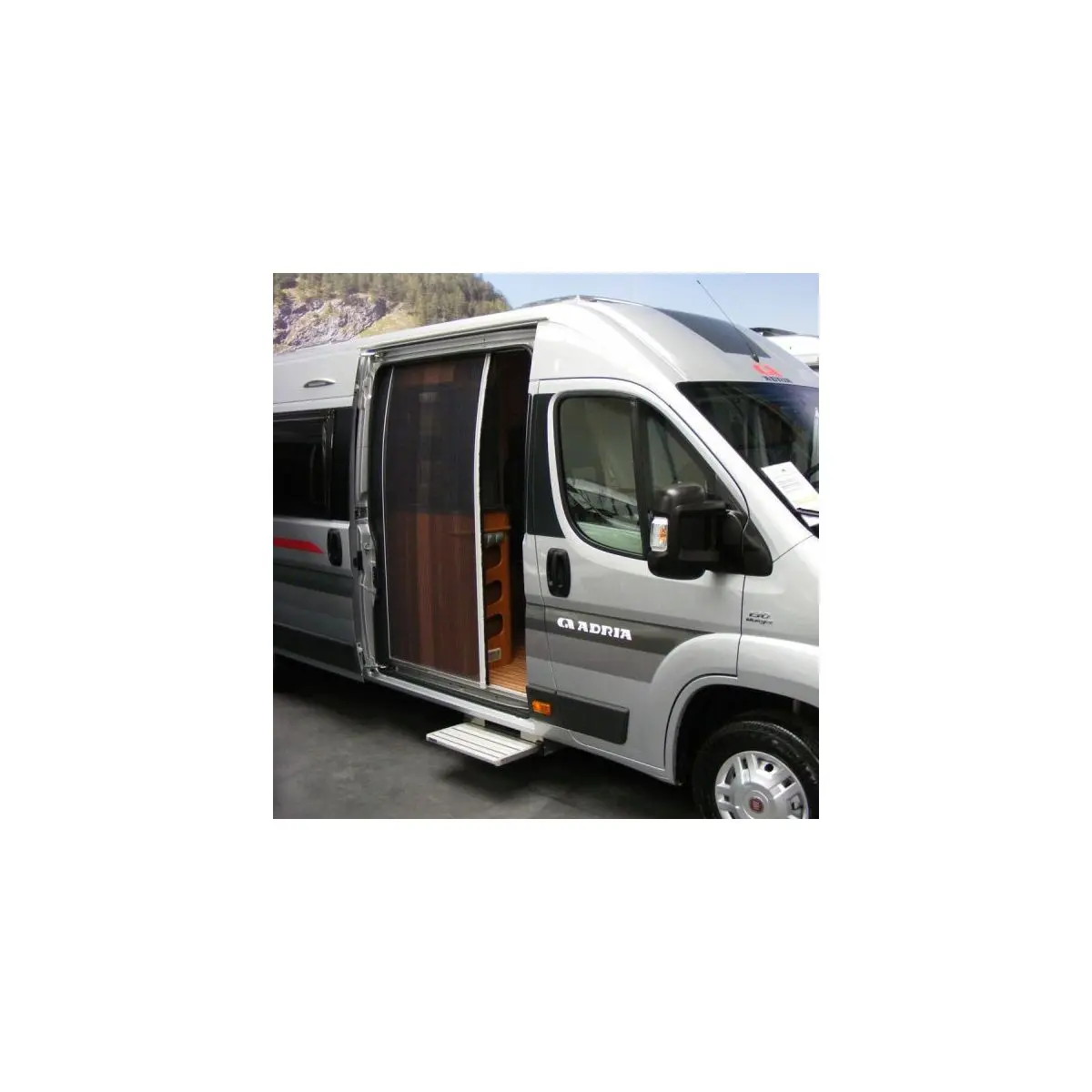 Plisované dvere so sieťkou proti muchám - VW Crafter/MAN ab 2017