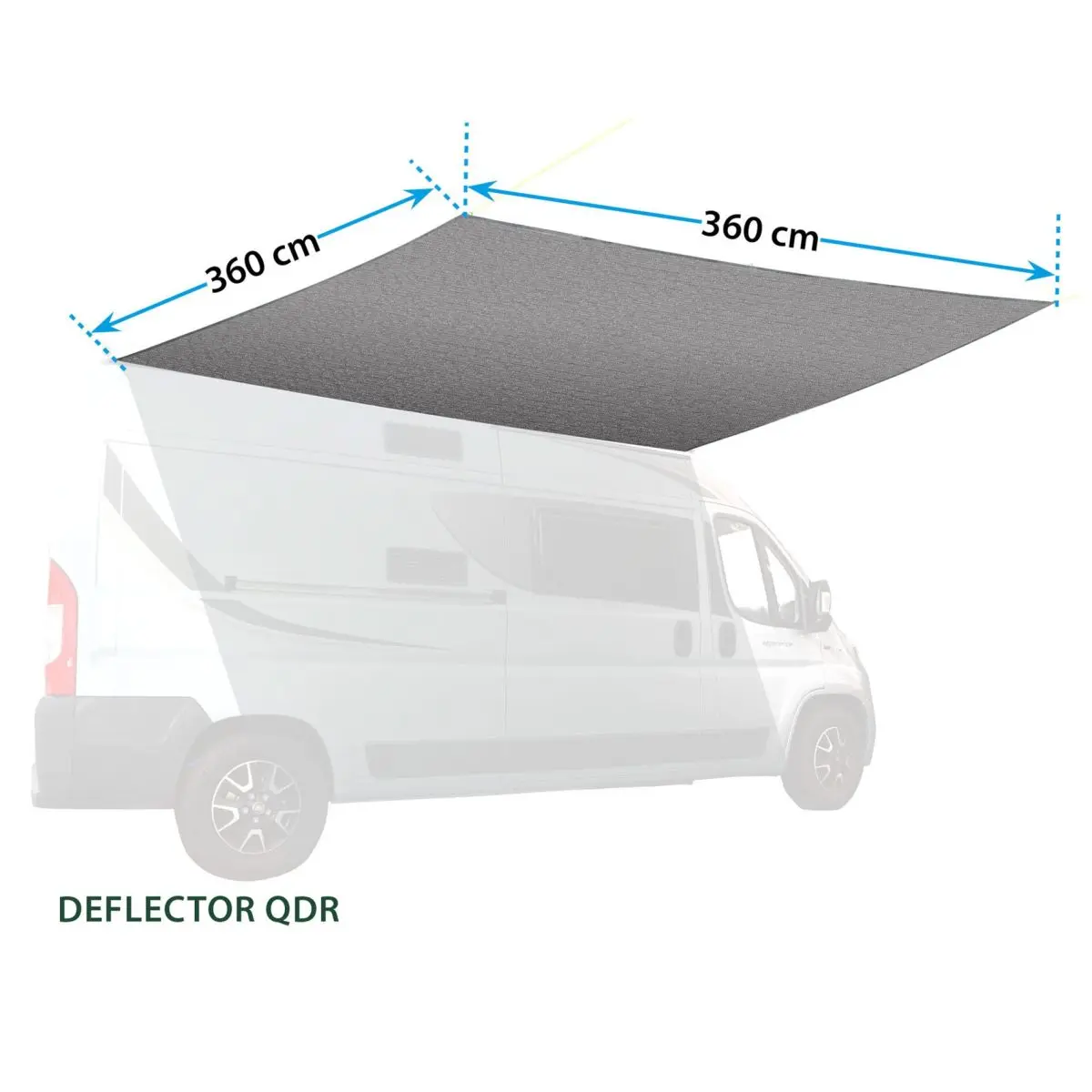 Sonnensegel Deflector QDR 360