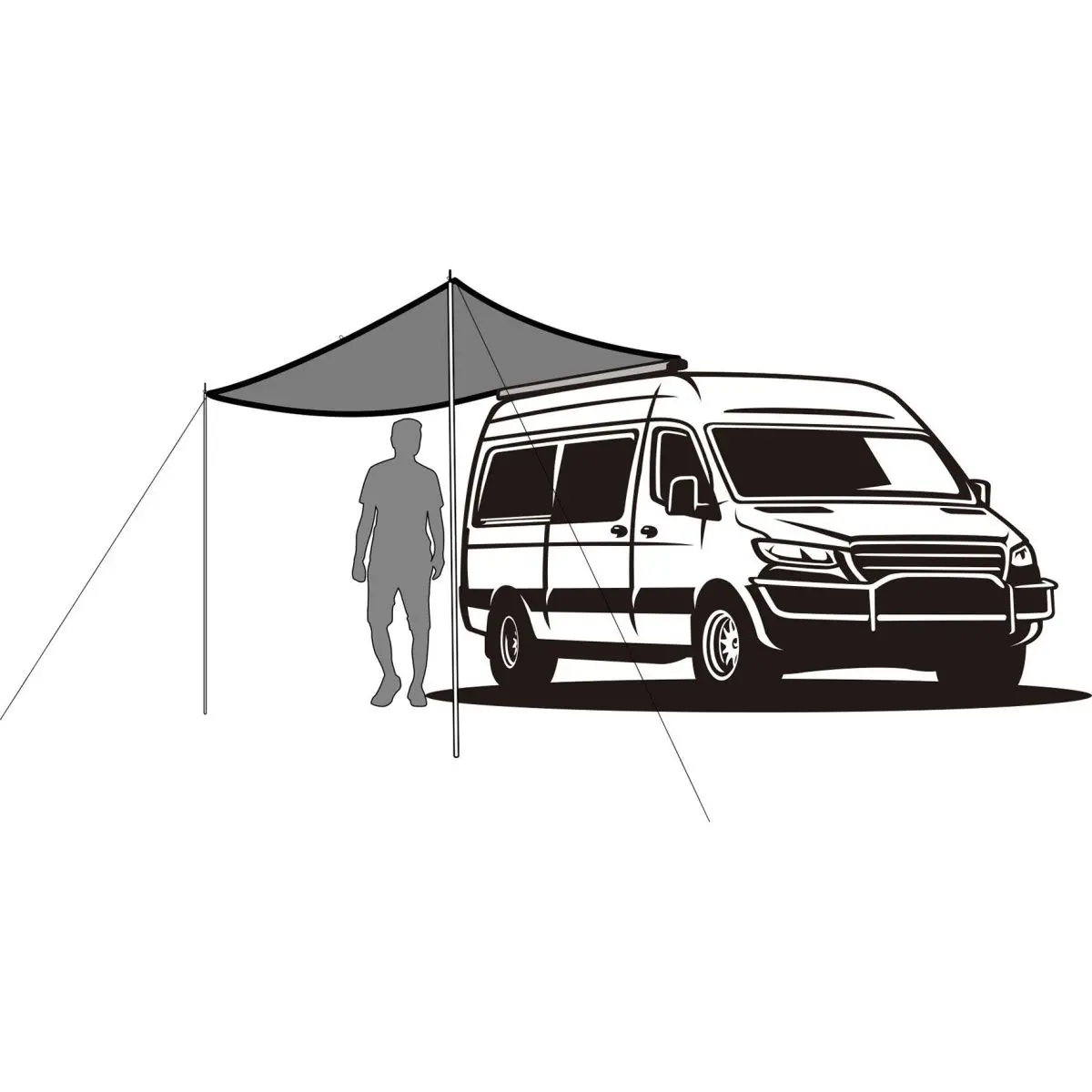 Sonnensegel Deflector QDR 360