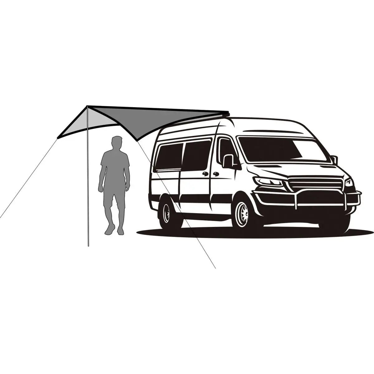 Sonnensegel Deflector QDR 360
