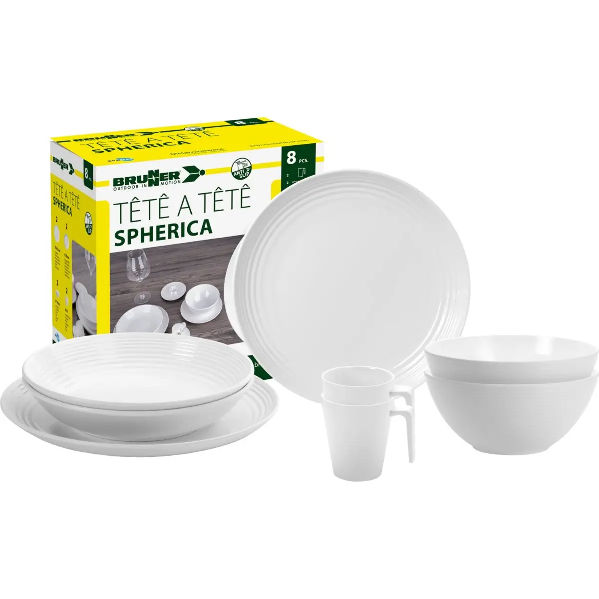 Geschirr-Set Spherica, 8-teilig