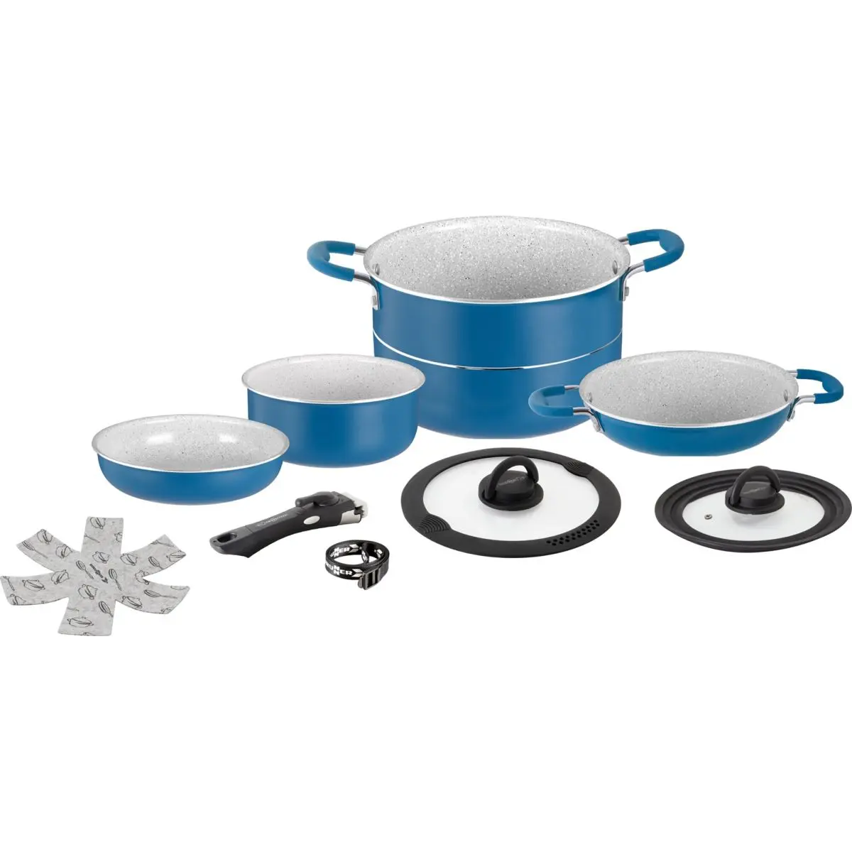 Kochtopf-Set Carezza 7 + 1,   22 cm