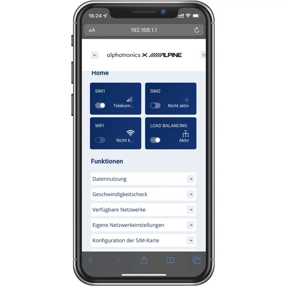 LTE/WiFi-Routerset alphatronics Stream