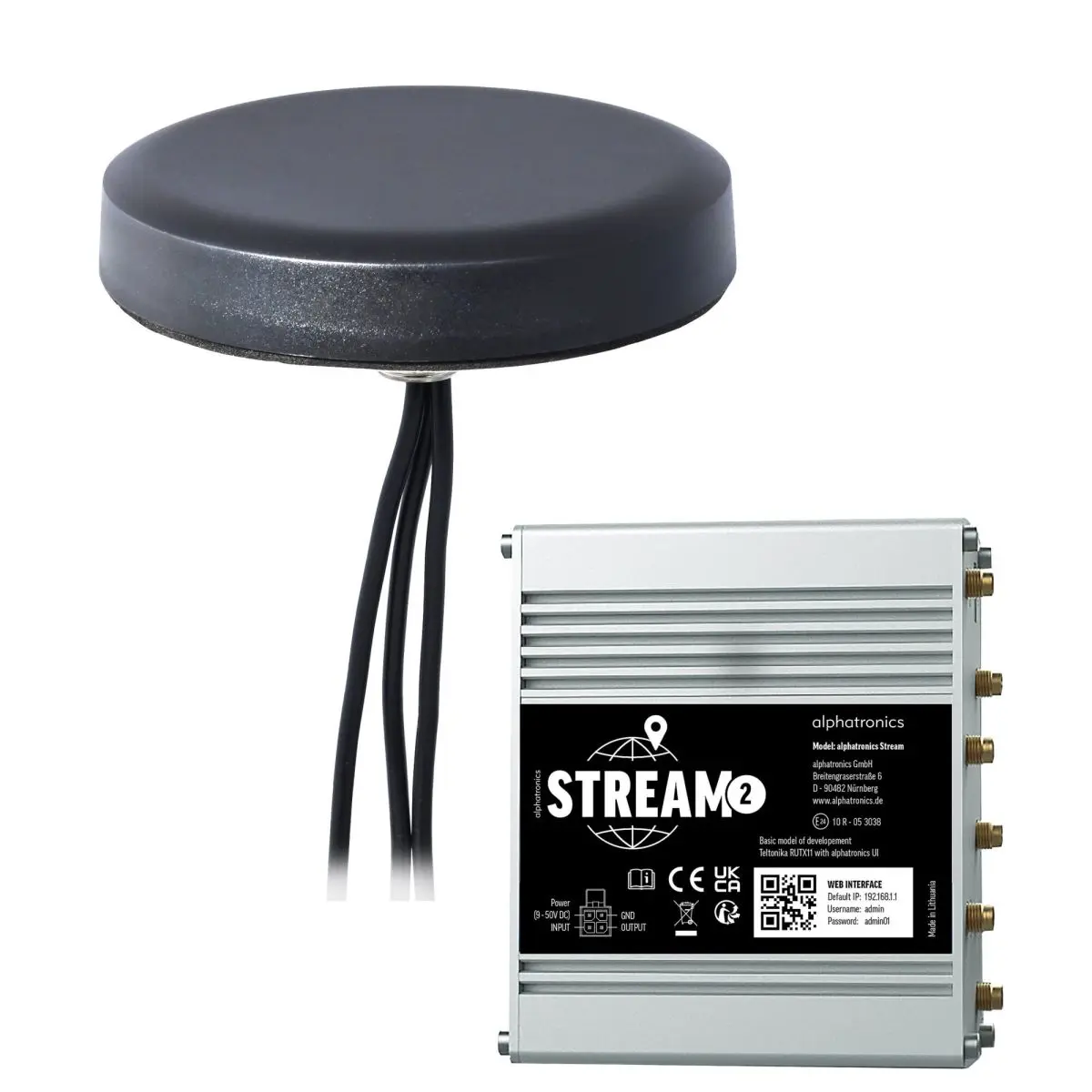 LTE/WiFi-Routerset alphatronics Stream 2