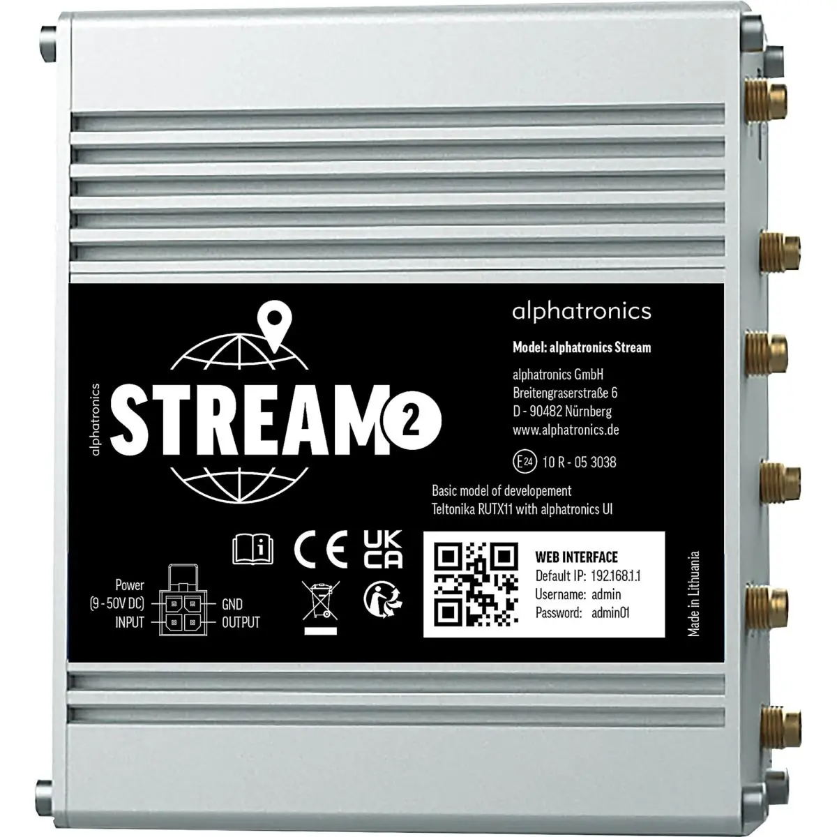 LTE/WiFi-Routerset alphatronics Stream 2