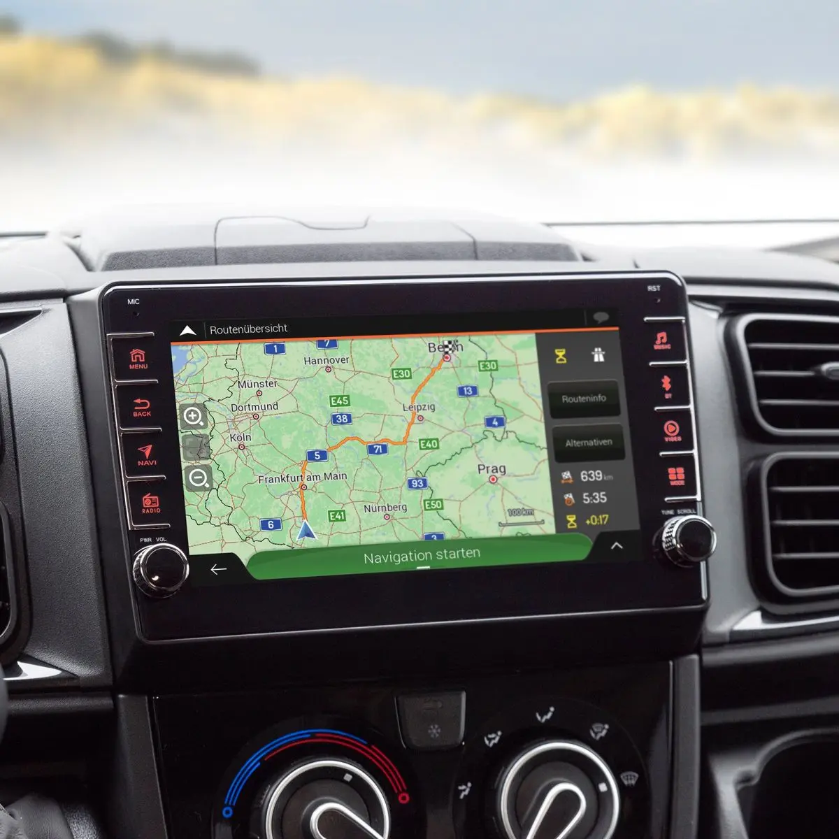 Navigationssystem ESX Vision VNC830-DBJ fr Fiat Ducato, Bj. 2006/07 - 2021/08