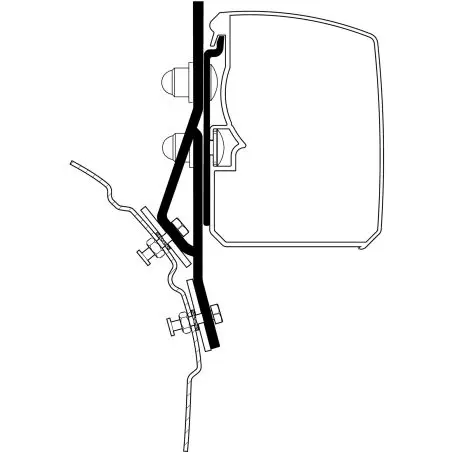 Adapter VW T4 Minivan für Thule 3200