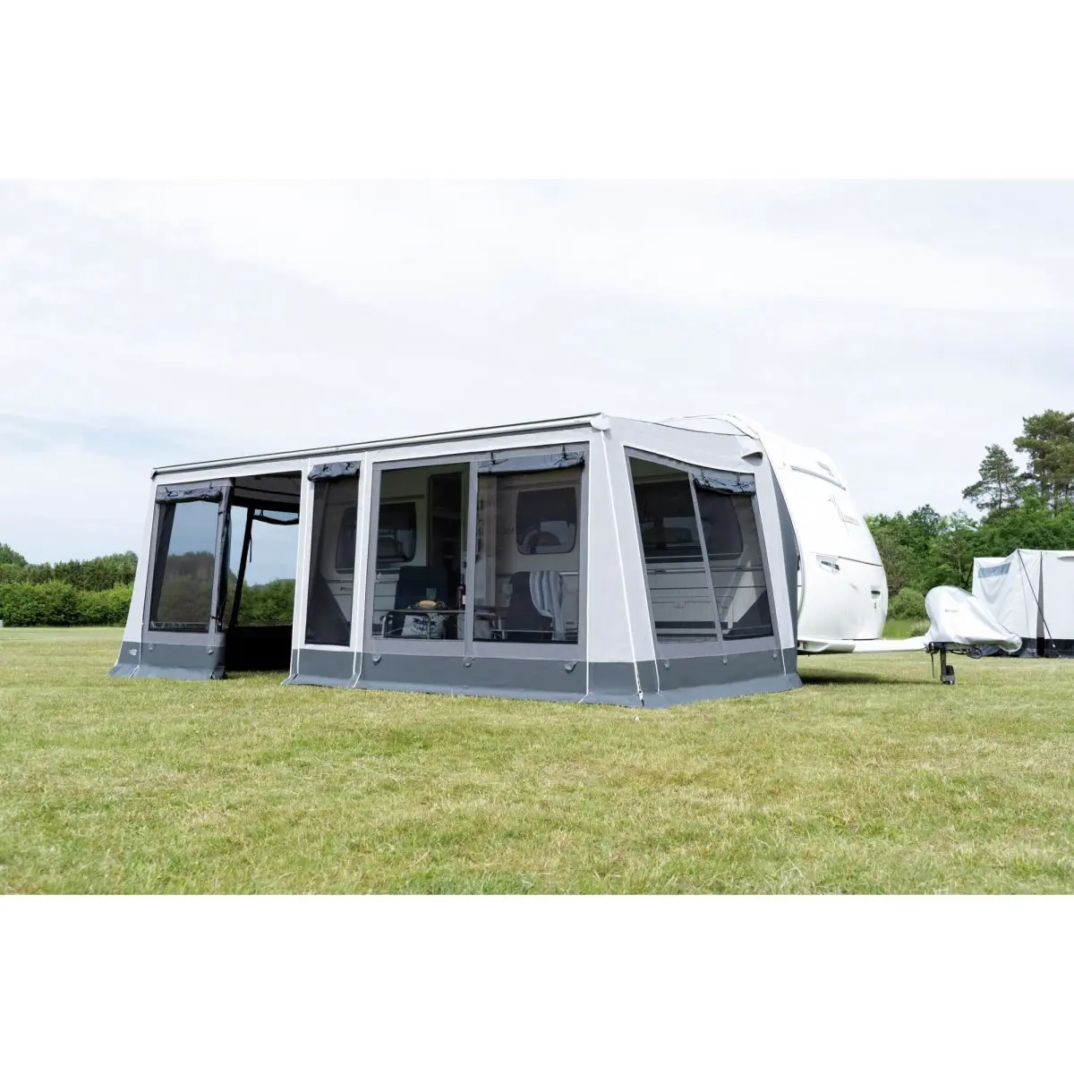 WIGO-Markisen-Set Rolli Plus Lounge, Gre 6, Umlaufma 876 - 910 cm, Auszug 2,5 m