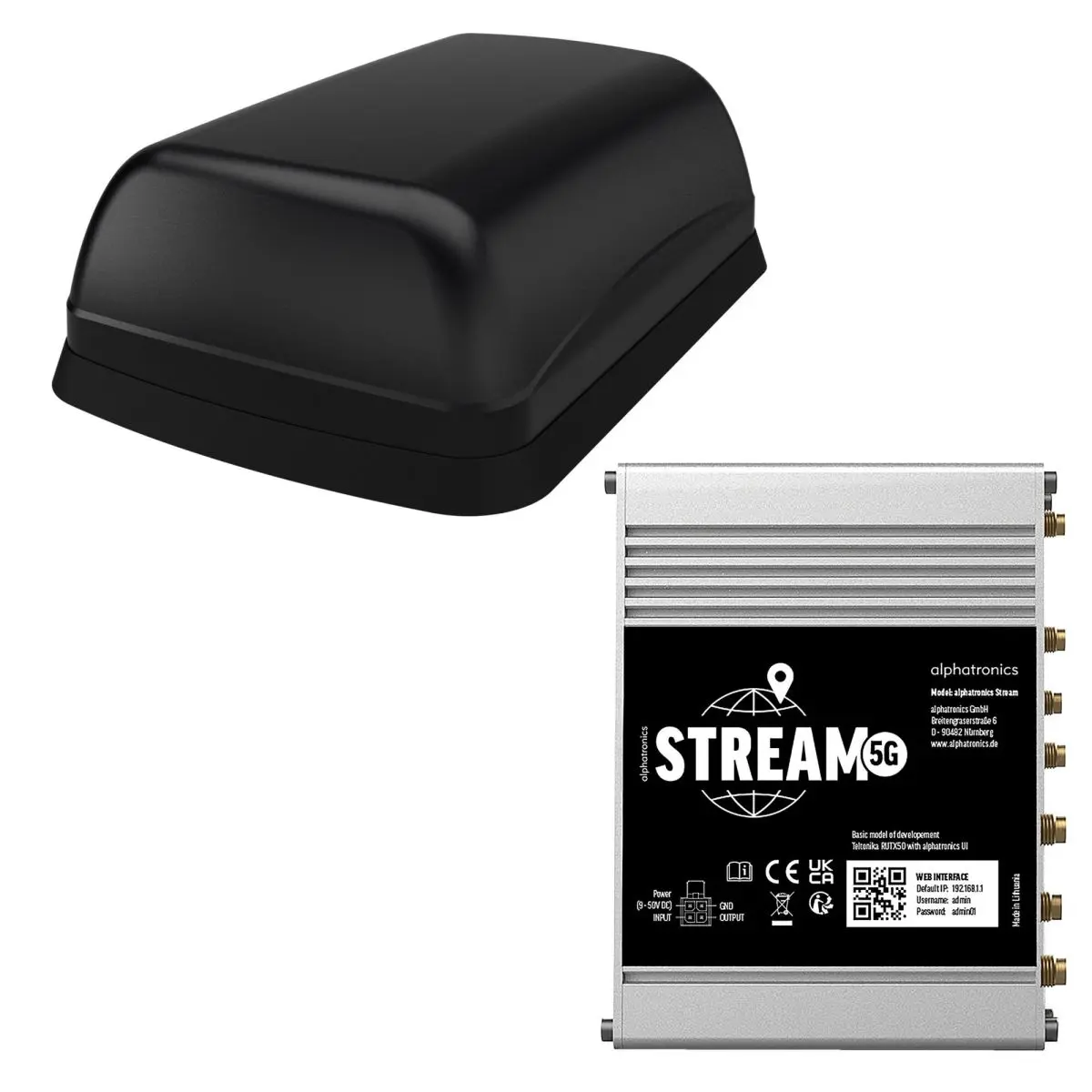 LTE/WiFi-Routerset alphatronics Stream 5G Pro