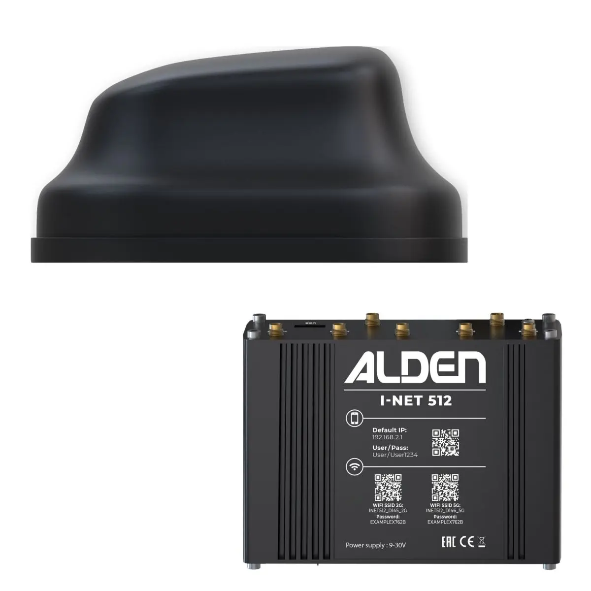 LTE/WiFi-Routerset Alden I-NET-CAMP-512, grau