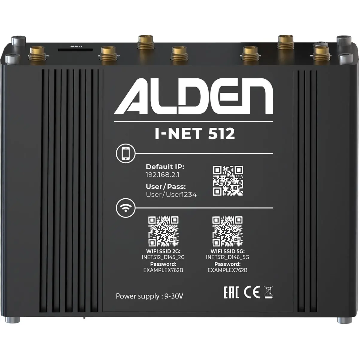 LTE/WiFi-Routerset Alden I-NET-CAMP-512, grau