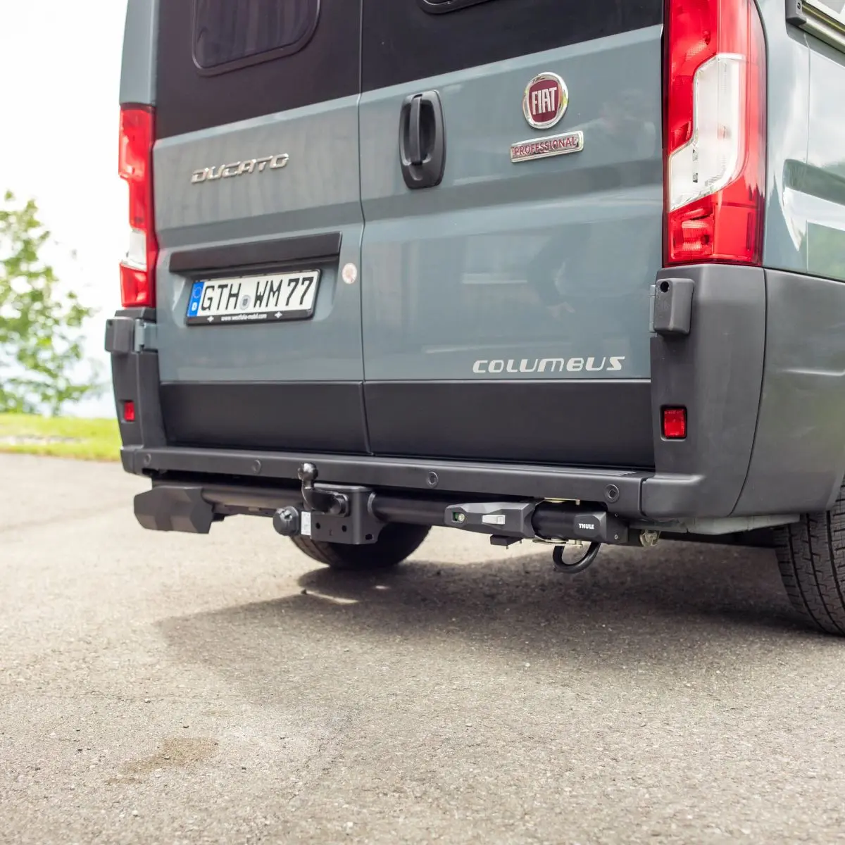 Stostangenabdeckung fr Thule VeloSwing fr Fahrzeuge mit Parksensoren