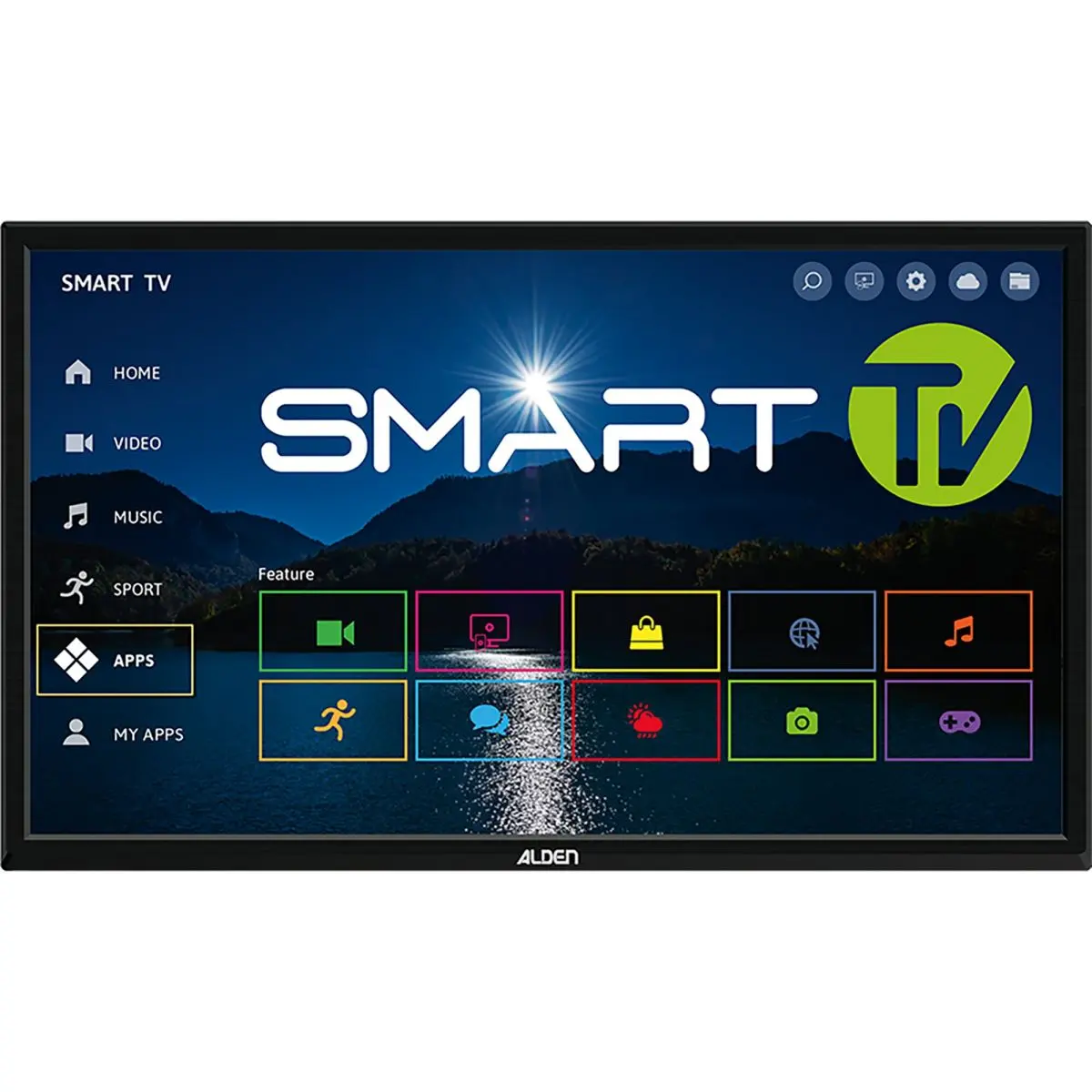 Sat-Anlage Alden AS2@ 80 Platinium inkl. S.S.C. HD-Steuermodul und TV Smartwide 19