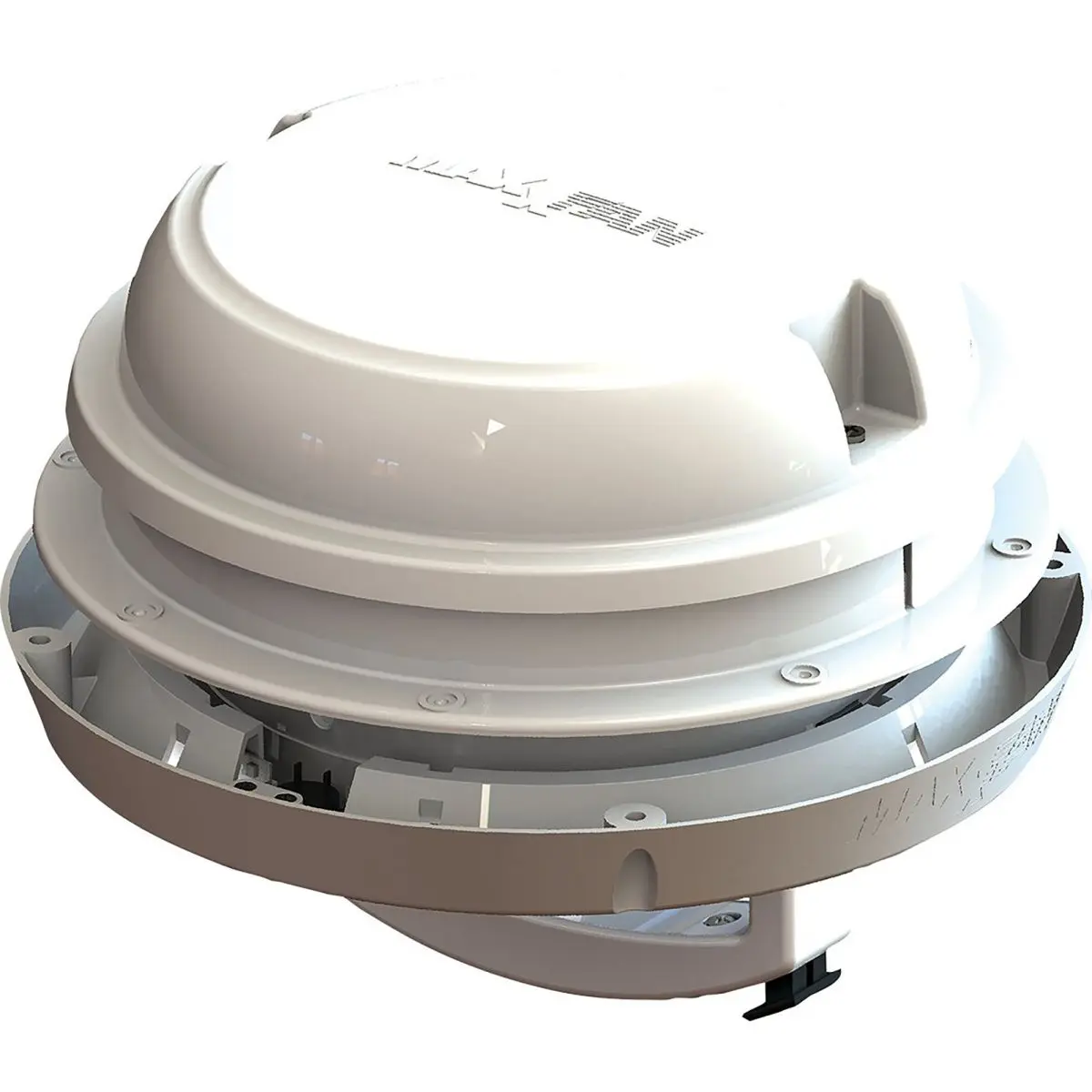 MaxxFan Dome, wei mit LED