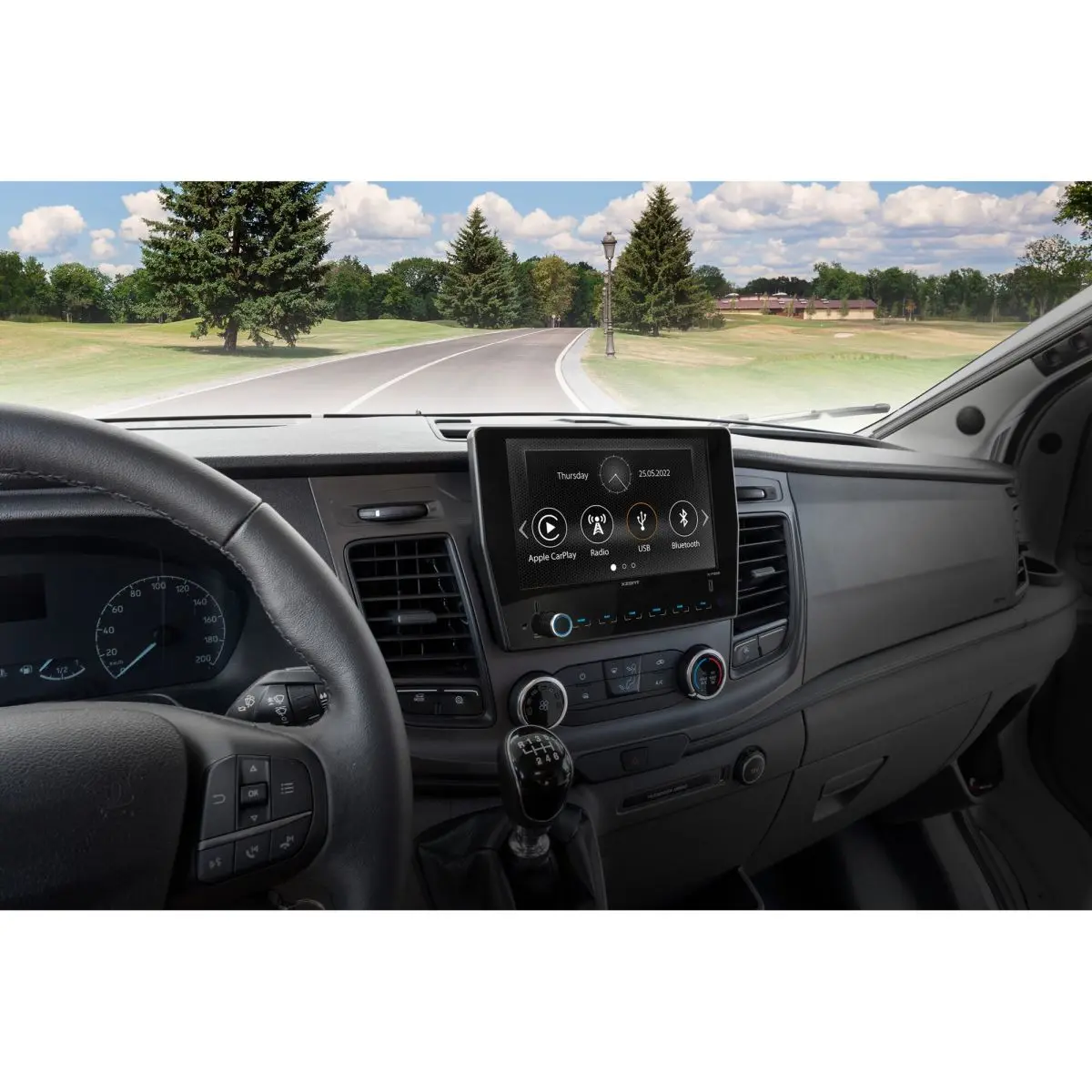 Naviceiver XZENT X-F285 fr Ford Transit ab Bj. 2019/07