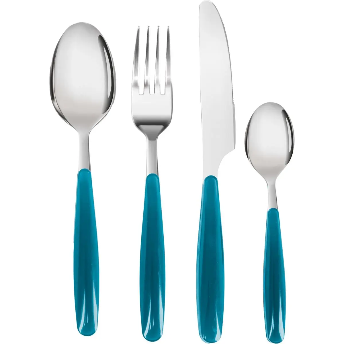 Besteckset Sapora, 16-teilig, avioblau