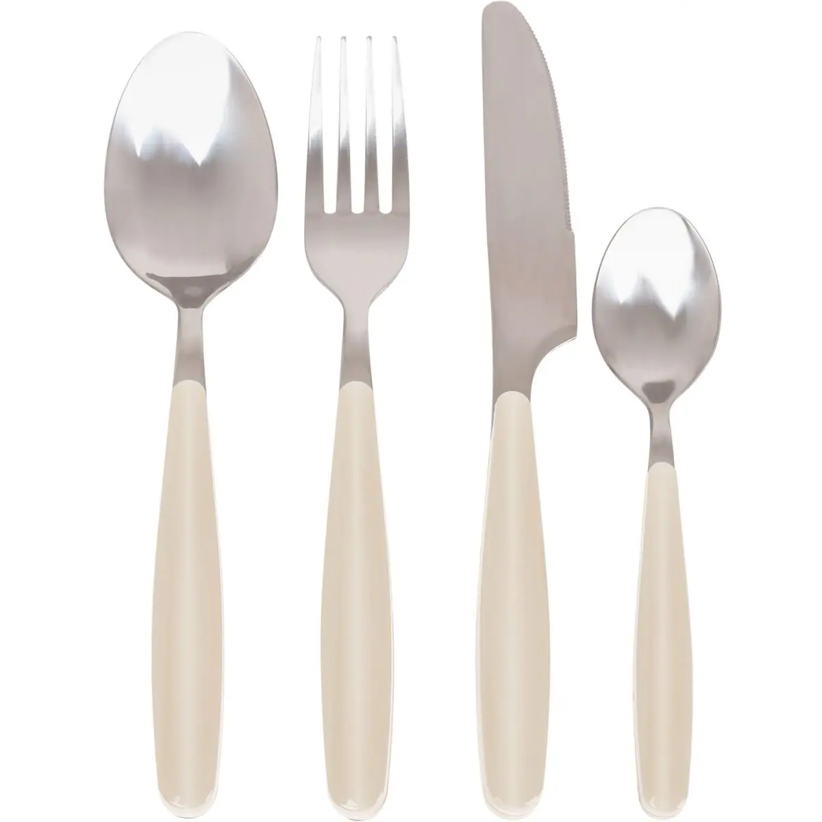 Besteckset Sapora, 16-teilig, beige