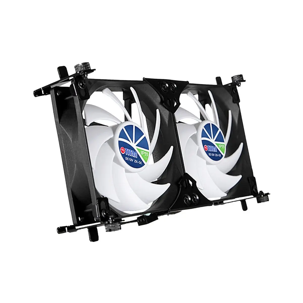 Khlschrank-Doppellfter Titan SC22V2+,  92 mm