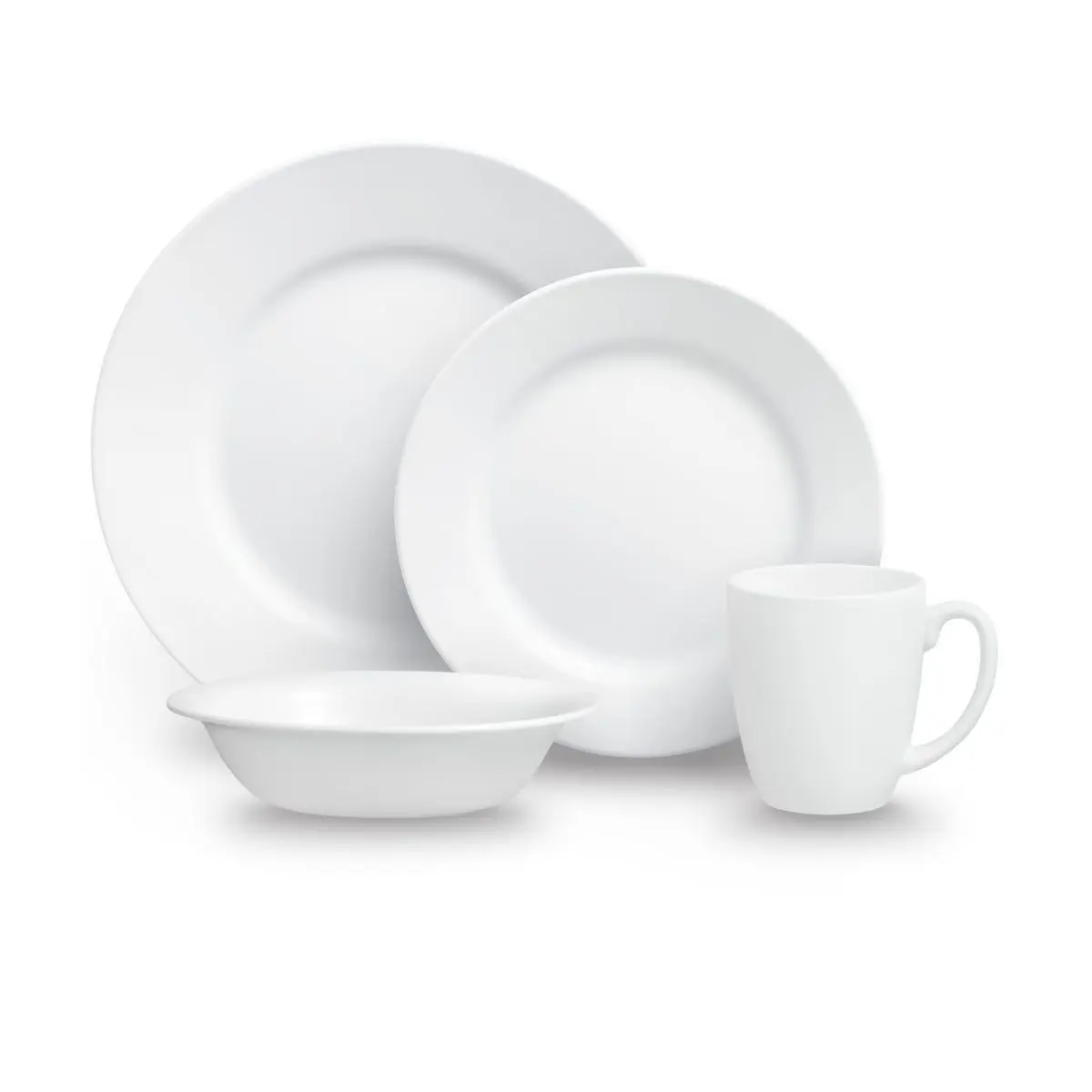 Set de veselă Dazzling White - 16 bucăți