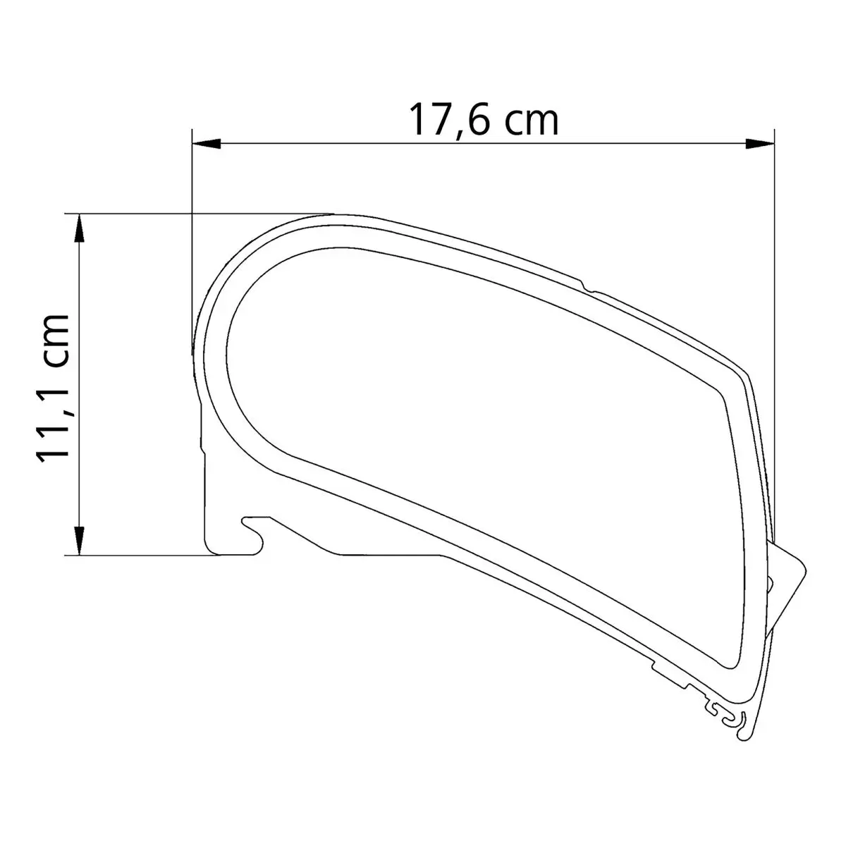 Markise TO 9200, 5 x 3 m, Gehuse anthrazit, Mystic-Grau