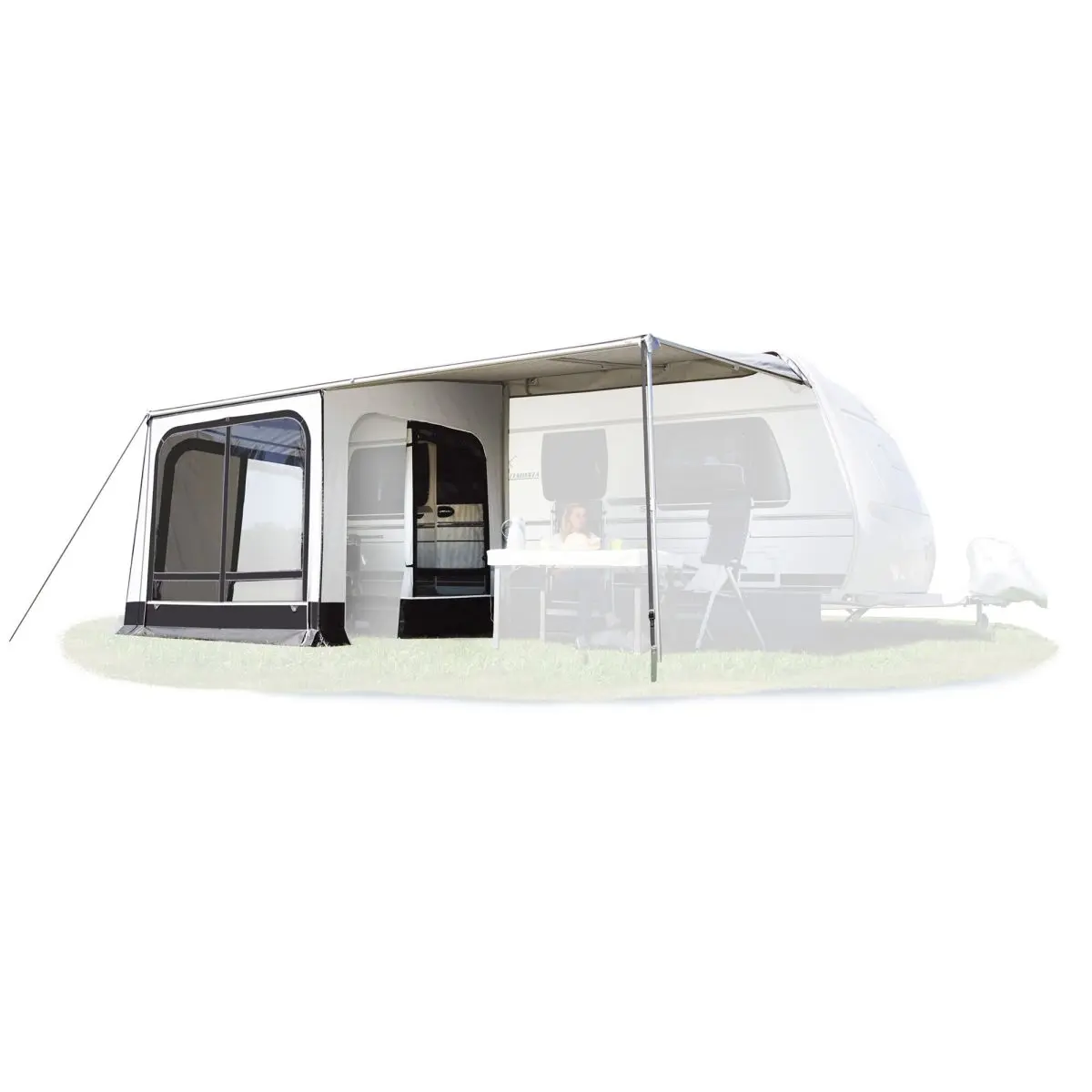 Umbaurahmen Cozy Frame, rechts fr WIGO-Markisenset Lounge, Auszug 250 cm