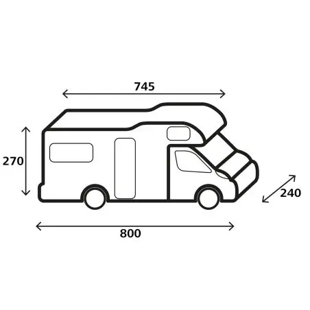 Reisemobil-Schutzhülle Design 12M