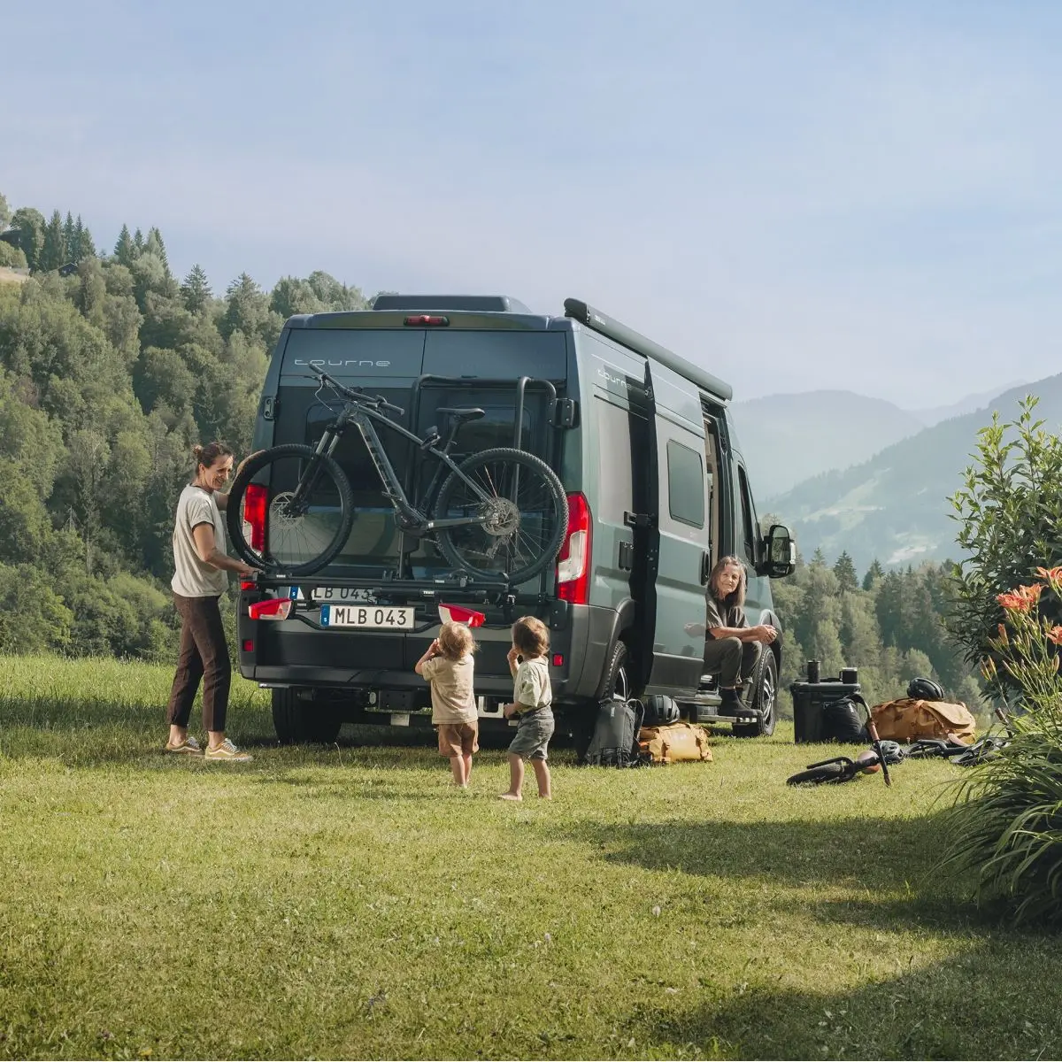 Fahrradtrger Thule VeloTrack fr Fiat Ducato ab Bj. 2006/07