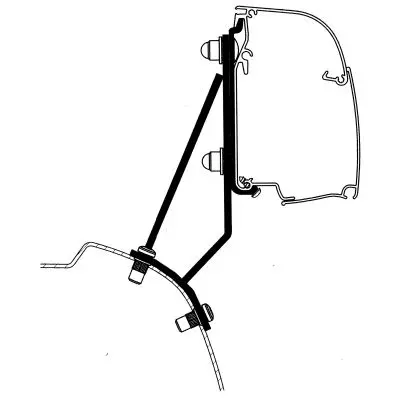 Adapter Ford Transit / Tourneo Custom V710 für Thule 4200