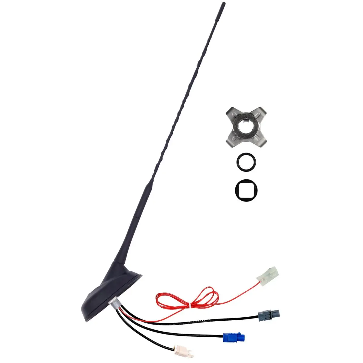 Aktive FM/DAB+/GPS Kombiflex-Schrgdachantenne, 12 Volt