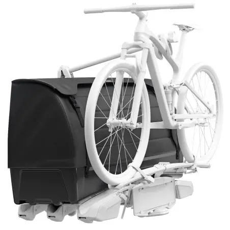 Fahrradhalter für Fahrradträger Thule EasyFold 3 3 Bikes mit Thule Heckbox Onto 2