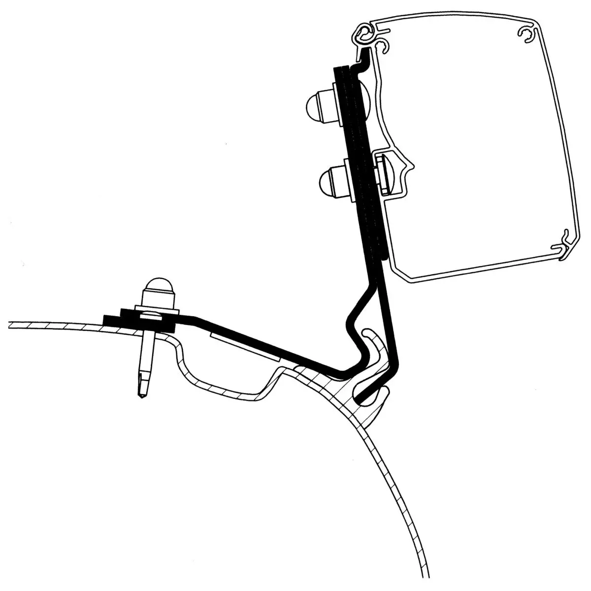 Adapter Citroen Holidays Pack Max fr Thule 3200
