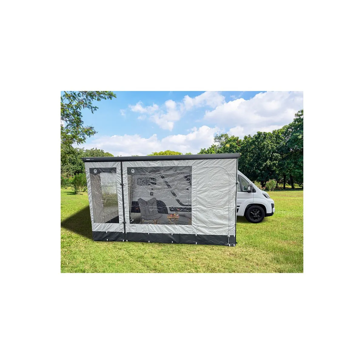 Girona - Wind-/Rainblocker - Frontpanel, H 235-250 cm, B 330 cm